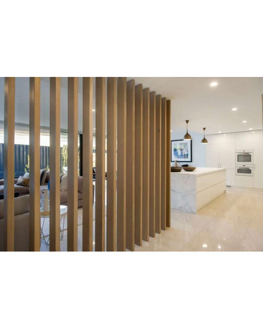Hardwood Slat Room Divider – 2" x 4"