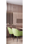 Hardwood Slat Room Divider – 2" x 6"