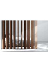 Hardwood Slat Room Divider – 2" x 4"