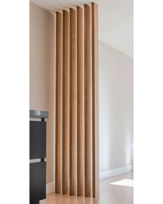 Hardwood Slat Room Divider – 2" x 4"