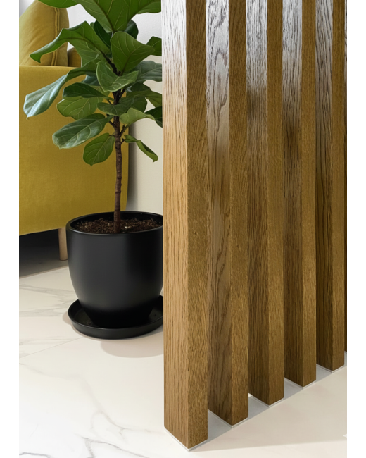 Hardwood Slat Room Divider – 2" x 4"