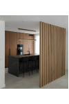 Hardwood Slat Room Divider – 2" x 6"