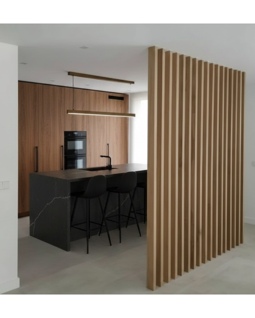 Hardwood Slat Room Divider – 2" x 6"