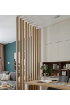Hardwood Slat Room Divider – 2" x 4"