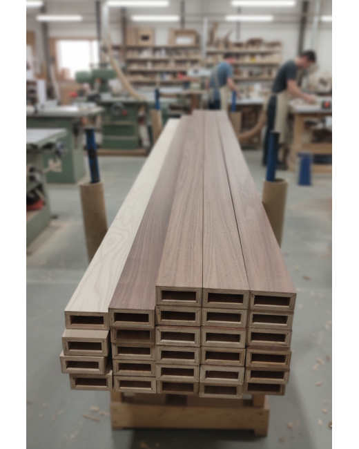 Hardwood Slat Room Divider – 2" x 4"