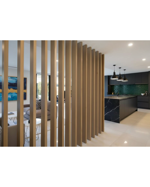 Hardwood Slat Room Divider – 2" x 4"