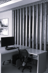 Hardwood Slat Room Divider – 2" x 6"