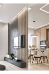 Hardwood Slat Room Divider – 2" x 4"