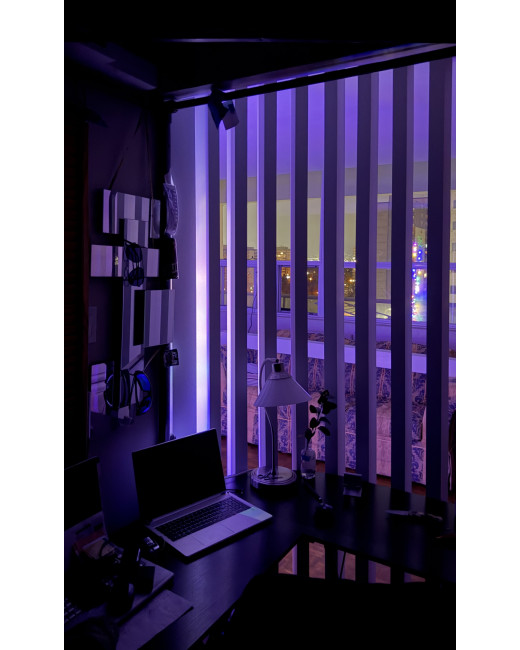 Hardwood Slat Room Divider – 2" x 4"