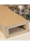 MDF Wall Divider Slat - 2" x 5"