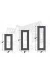 Hardwood Slat Room Divider – 2" x 4"