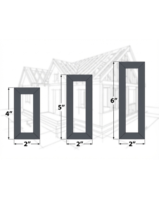 Hardwood Slat Room Divider – 2" x 4"