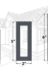 Hardwood Slat Room Divider – 2" x 4"