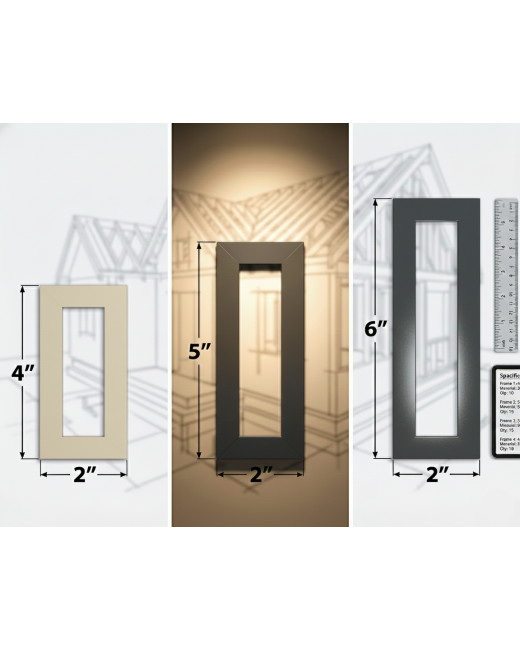 MDF Wall Divider Slat - 2" x 5"