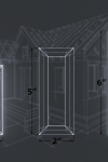 Hardwood Slat Room Divider – 2" x 5"