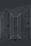 Hardwood Slat Room Divider – 2" x 6"