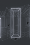 Hardwood Slat Room Divider – 2" x 5"