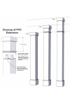 10" Classic Square PVC Column