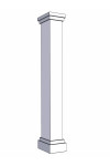 12" Classic Square PVC Column