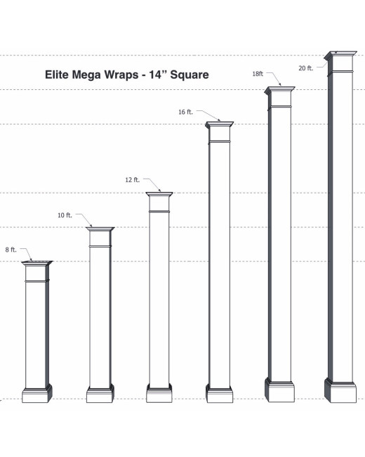 14” Classic Square Mega Wrap