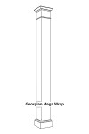 6" Classic Square PVC Column