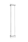 6" Classic Square PVC Column