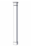 8" Classic Square PVC Column