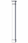 8" Classic Square PVC Column