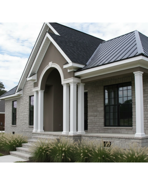 12" Classic Square PVC Column