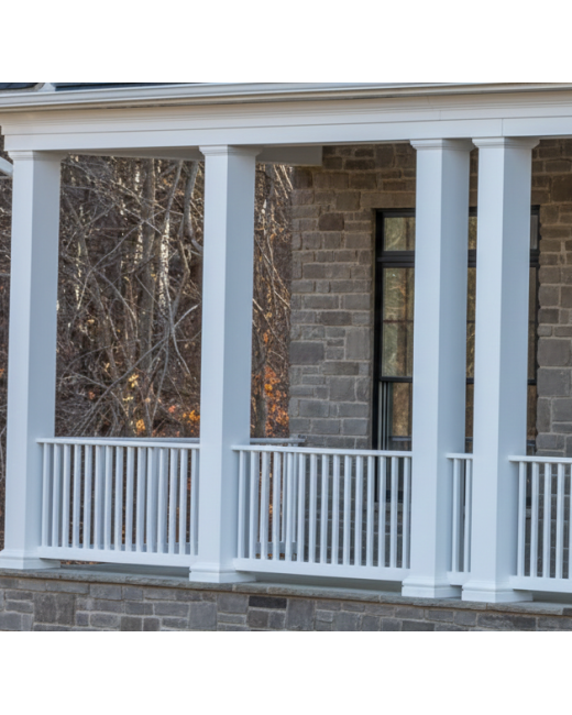 10" Classic Square PVC Column
