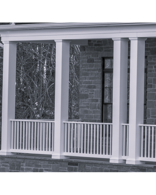 6" Classic Square PVC Column