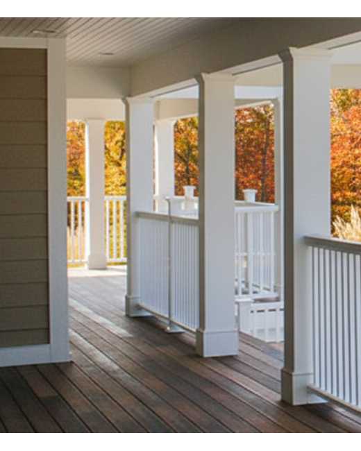 6" Classic Square PVC Column