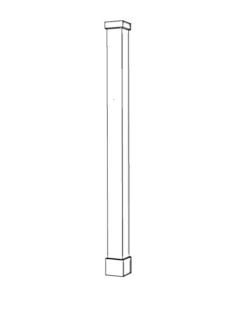 6" Fiberglass Porch Column