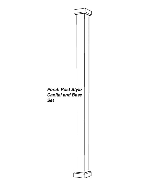 6" Fiberglass Porch Column