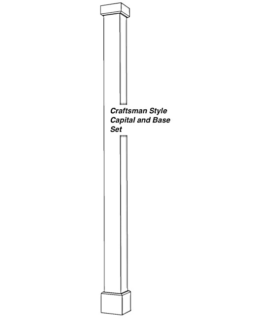 6" Fiberglass Porch Column