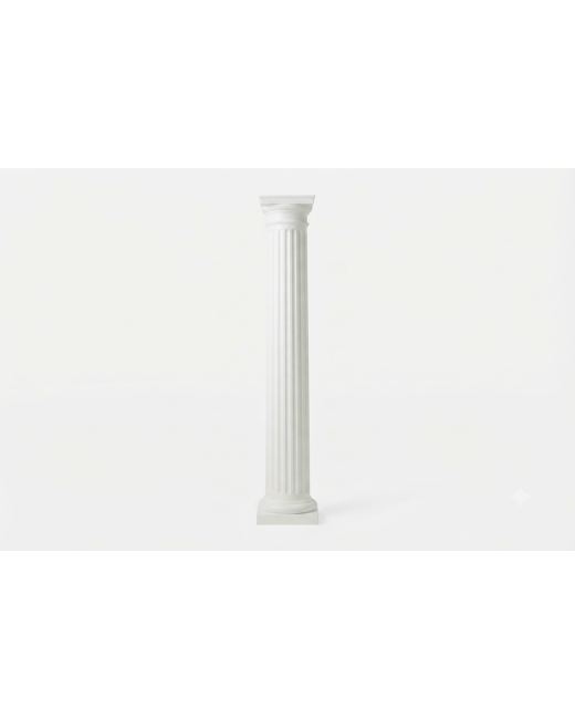 8" FLUTED Round Tapered FRP Column