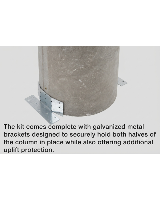 10" Round Tapered FRP Column