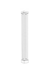 8" Recessed Fiberglass Column