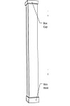 8" Square Fiberglass Column