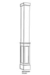 8" Square Fiberglass Column