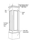8" Square Fiberglass Column