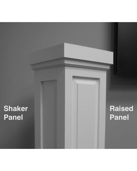 Fiberglass Pedestal Column - 8"