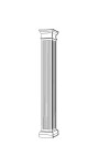 12" Fluted Column Wrap