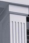 10" Fluted Column Wrap