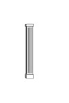 10" Fluted Column Wrap