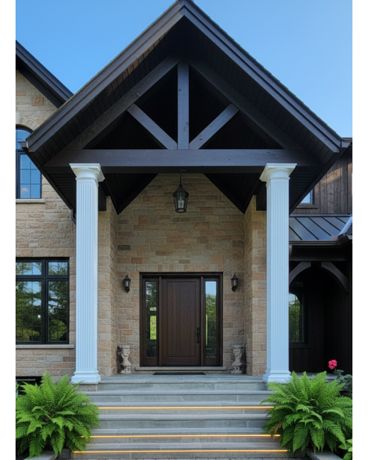 8" Fluted Column Wrap