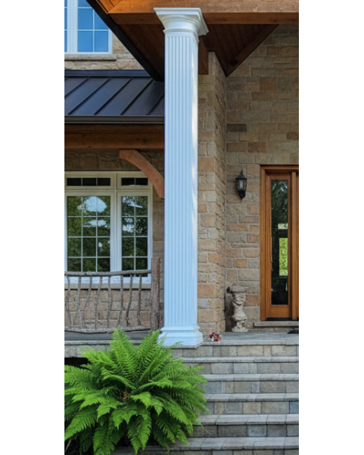 10" Fluted Column Wrap