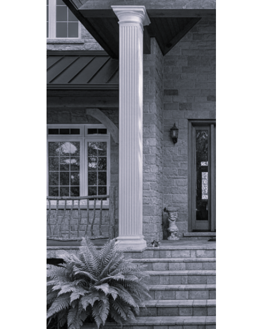14" Fluted Column Wrap