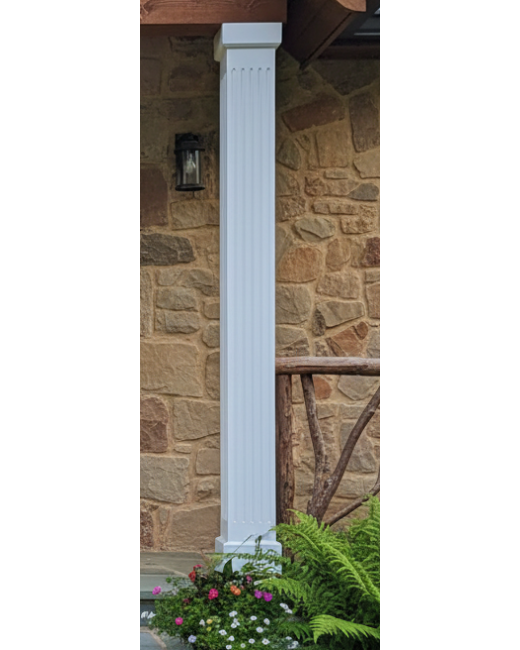 12" Fluted Column Wrap