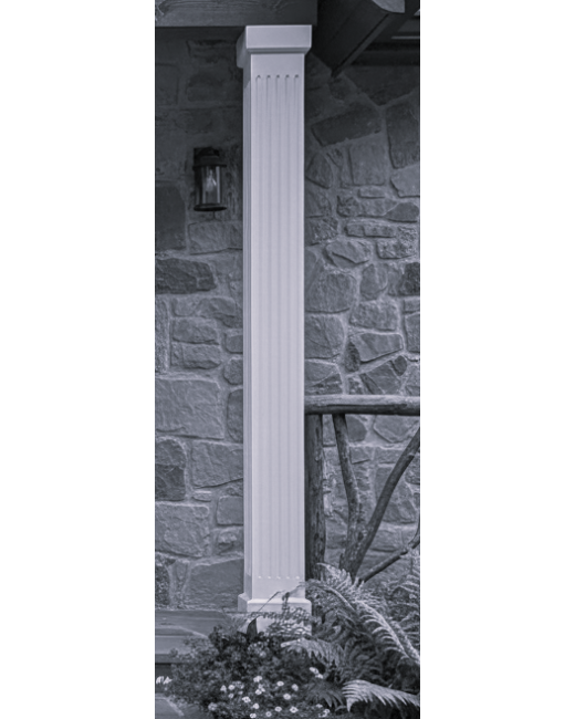8" Fluted Column Wrap